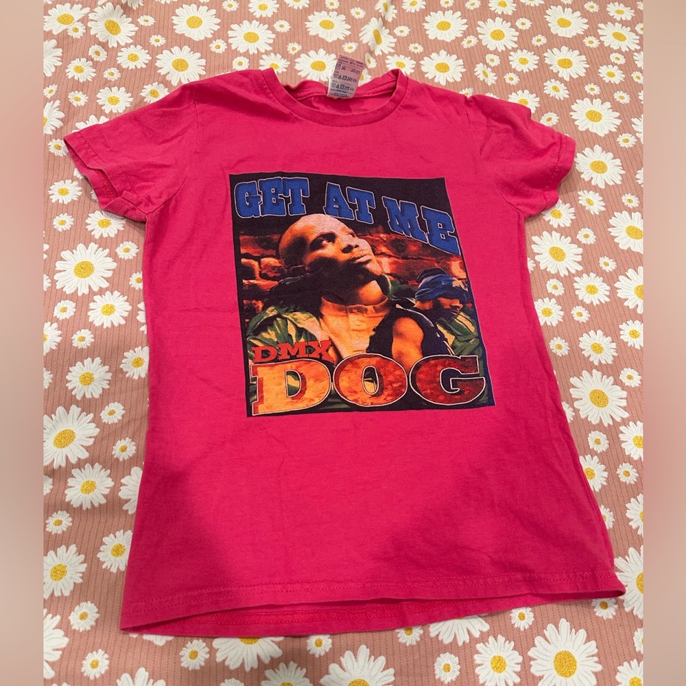 DMX fuchsia fitted women’s t shirt